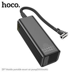 Máy bơm lốp xe, máy bơm không khí thông minh cầm tay Hoco ZP7 Maddy (5000mAh)