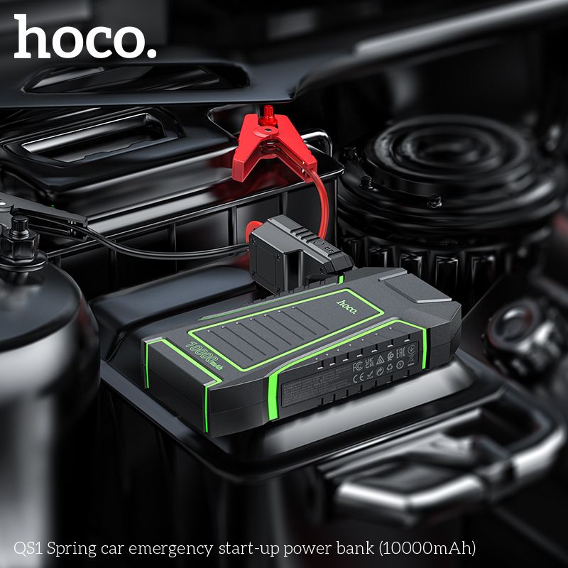 Bộ kích bình kiêm sạc dự phòng chính hãng Hoco QS1 (10000MAH)