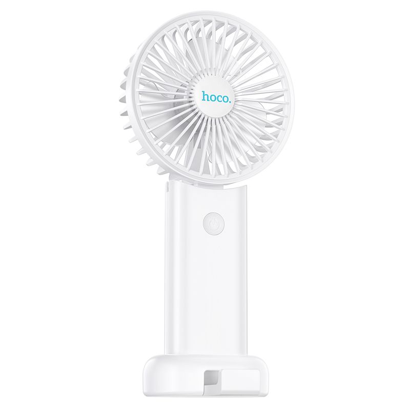 Quạt cầm tay mini Hoco F15, có sạc pin tích điện, gấp gọn