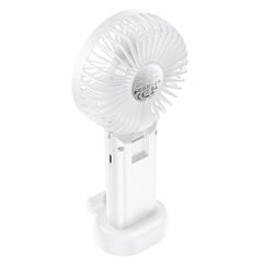 Quạt cầm tay mini Hoco F15, có sạc pin tích điện, gấp gọn
