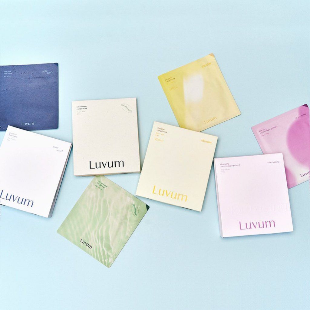 Hộp 5 Mặt Nạ Giúp Dưỡng Da Chuyên Sâu Luvum Gel Mask 33g/miếng (Mặt Nạ Thạch Dẻo), Mặt nạ thạch Luvum Mask