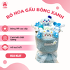 Bó hoa gấu bông xanh