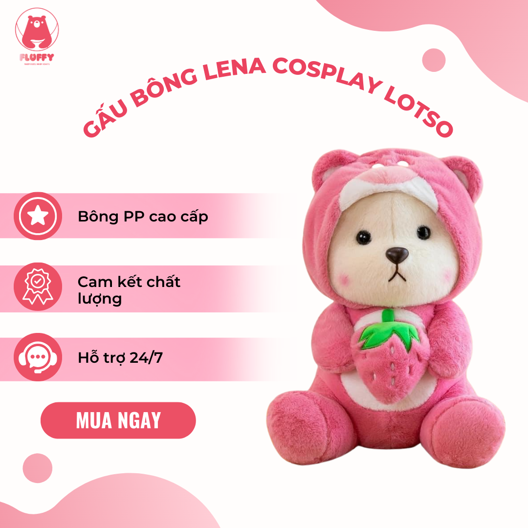  Gấu bông Lena cosplay Losto 