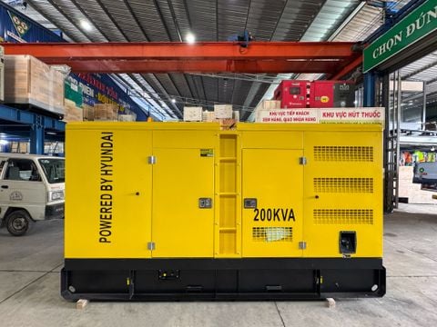MÁY PHÁT ĐIỆN MỚI HUYNDAI 200KVA