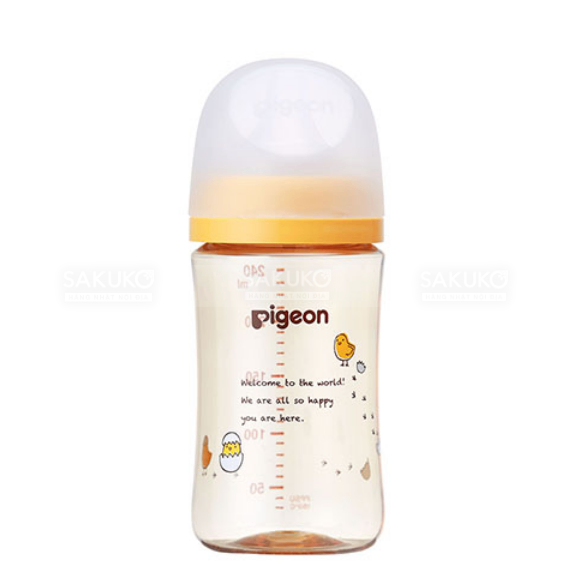 Bình Sữa Pigeon Cổ Rộng Nội Địa Nhật 240ml