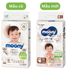 Bỉm Tã Dán Moony Natural Trắng Nội Địa Nhật