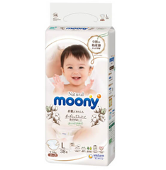 Bỉm Tã Dán Moony Natural Trắng Nội Địa Nhật