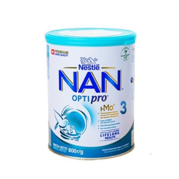 Sữa Nestle Nan Optipro Nga Số 3 Cho Bé Trên 12 Tháng 800g