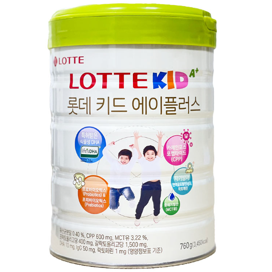 Sữa Bột Lotte Kid  A+ Hàn Quốc Cho Bé Trên 1 Tuổi 760g