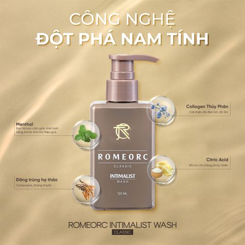 Dung Dịch Vệ Sinh Nam Giới Romeorc Intimalist Wash