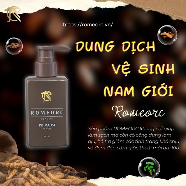 Dung Dịch Vệ Sinh Nam Giới Romeorc Classic Intimalist Wash