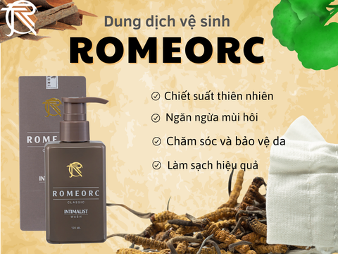 Dung Dịch Vệ Sinh Nam Giới Romeorc Classic Intimalist Wash