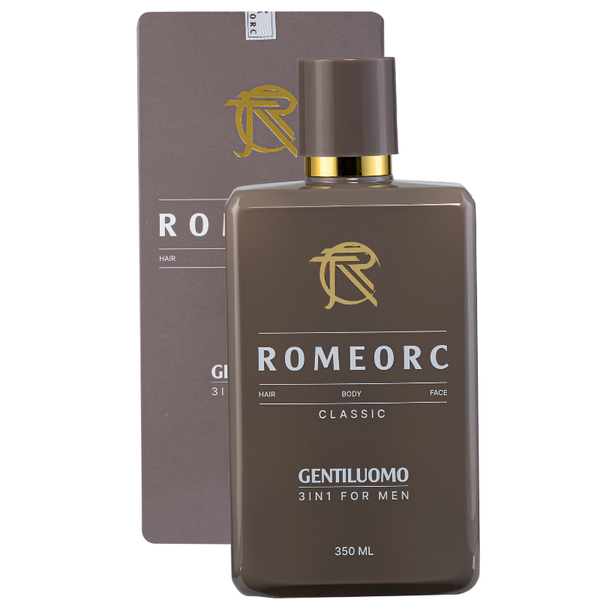 Sữa Tắm Gội Nam Romeorc Gentiluomo 3in1 For Men 350ML