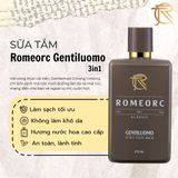 Sữa Tắm Gội Nam Romeorc Gentiluomo 3in1 For Men  Classic 350ML