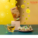  Trà SAVO Hoa Cúc - Túi Kim Tự Tháp (Hộp 12) 