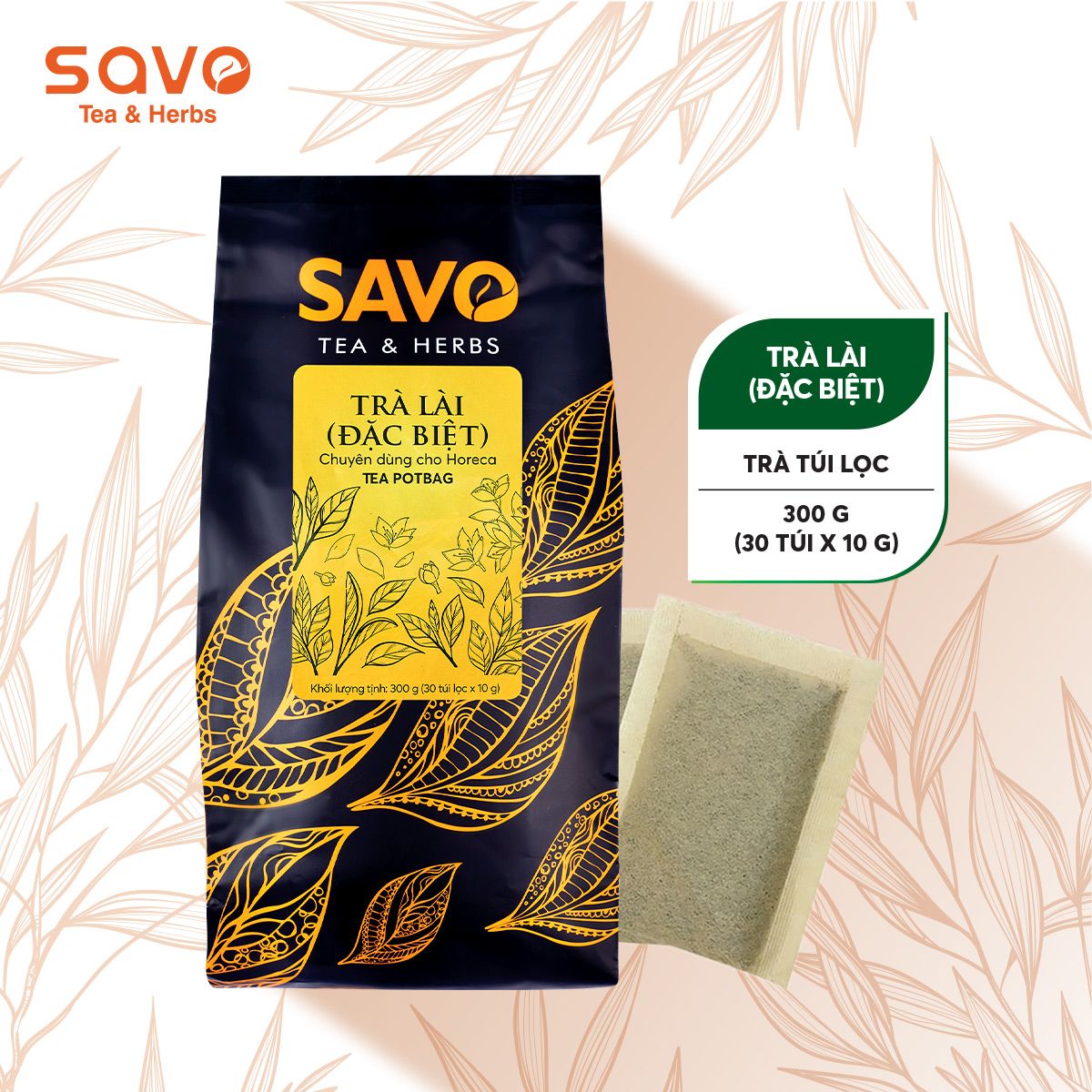  SAVO Lài Đặc Biệt Zumbo (30 Túi Lọc x 10G) 