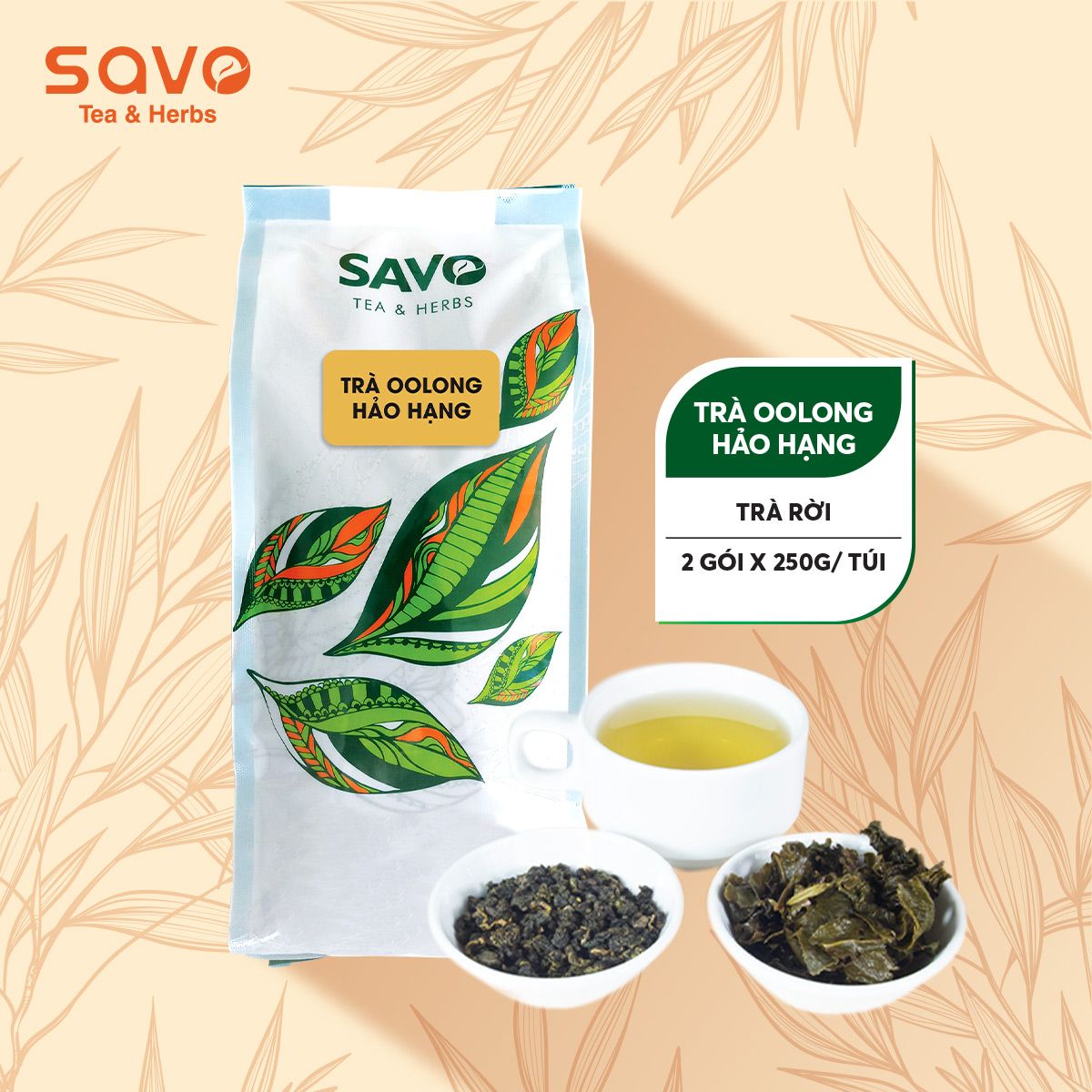  Trà SAVO Oolong Hảo Hạng 