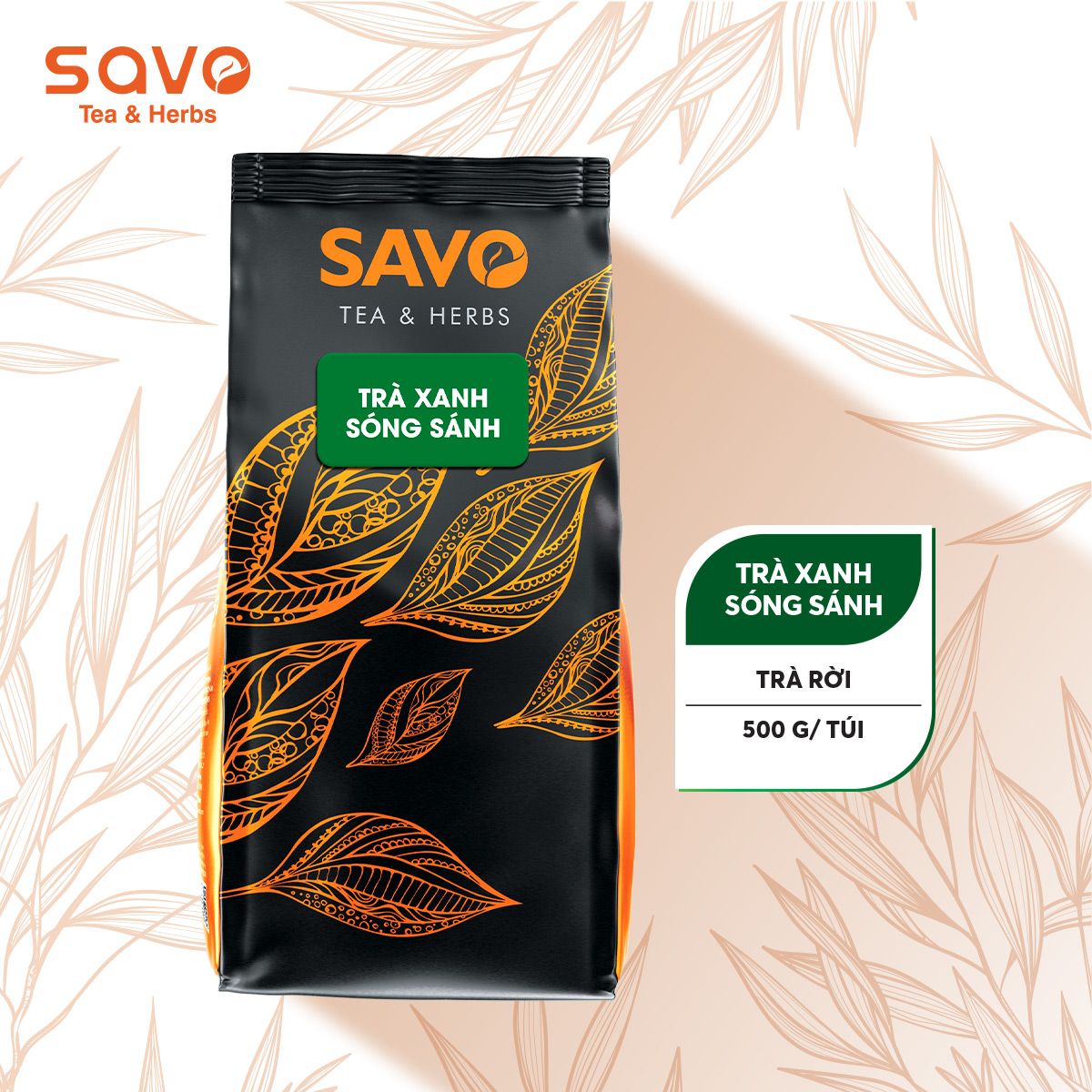  Trà SAVO Xanh Sóng Sánh 