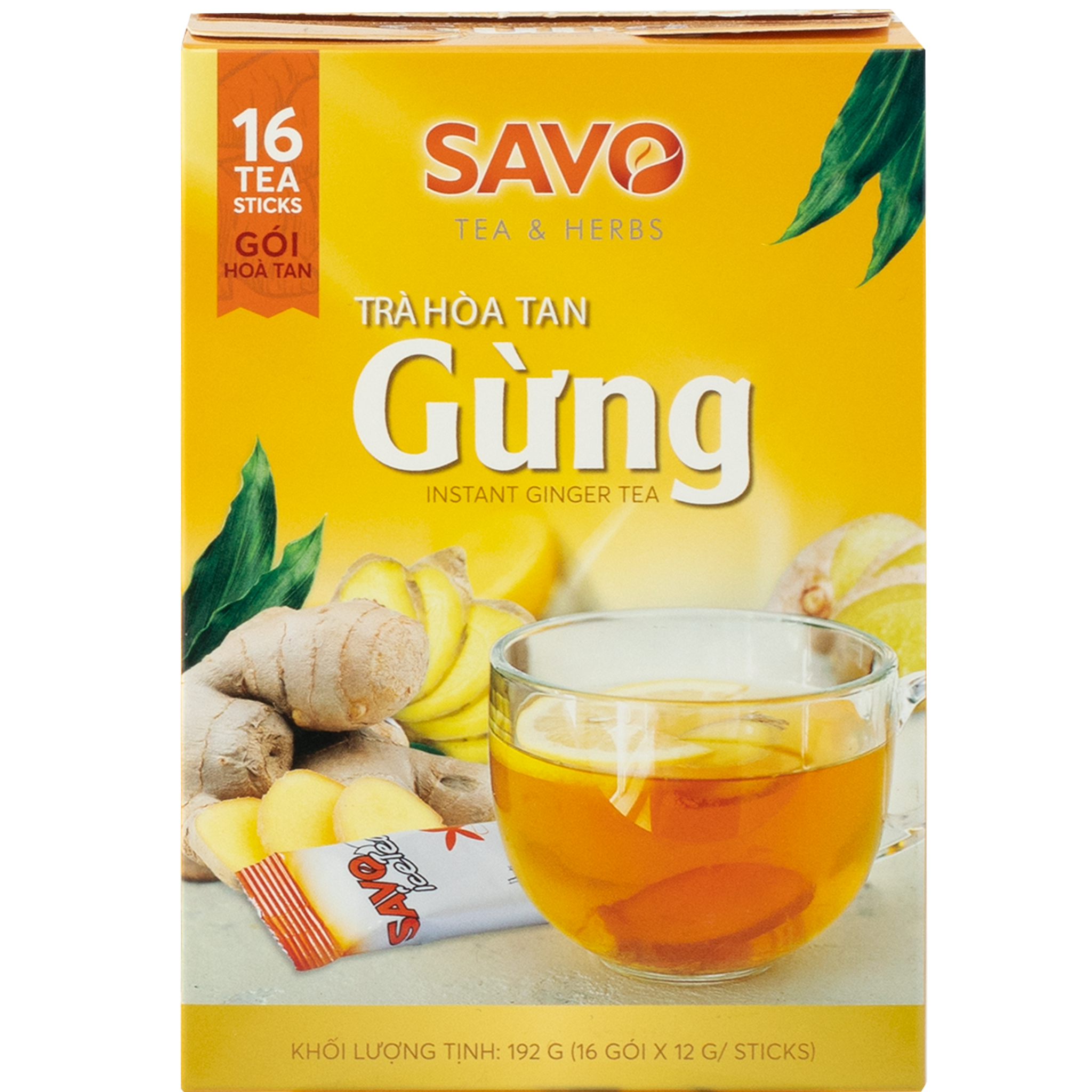  Trà Iced Tea Gừng SAVO 