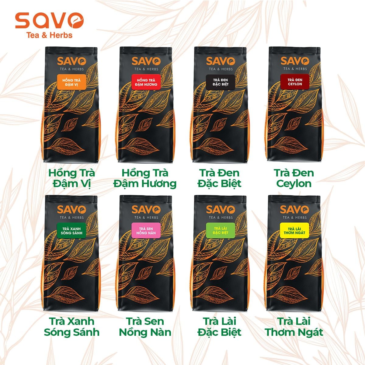  SAVO Trà Đen Đặc Biệt (Túi 500g) 