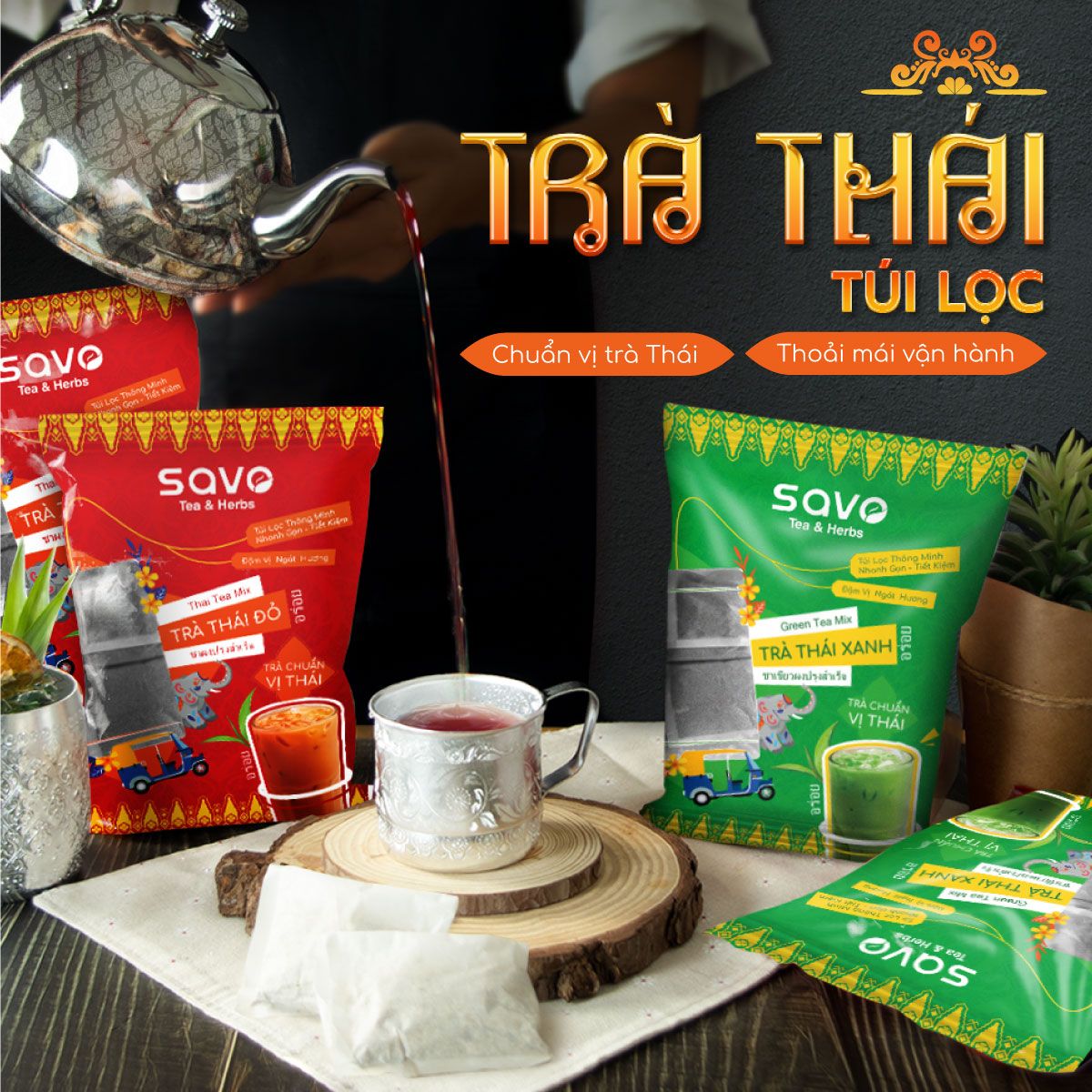  SAVO Thái Xanh Zumbo (15 Gói x 20G) 