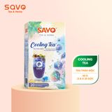  Trà Thảo Mộc Túi Lọc Kép SAVO Cooling (Hộp 20 Gói) 