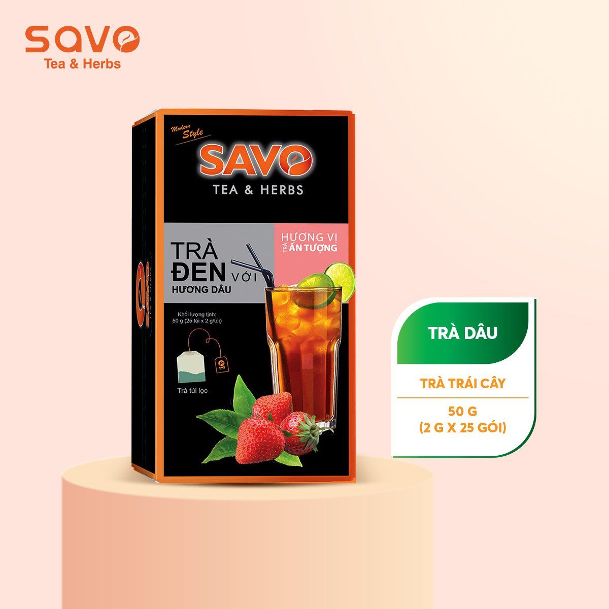  SAVO Dâu (Hộp 25) 