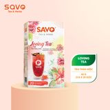  Trà Thảo Mộc Túi Lọc Kép SAVO Loving (Hộp 20 Gói) 