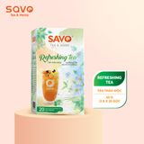  Trà Thảo Mộc Túi Lọc Kép SAVO Refreshing (Hộp 20 Gói) 