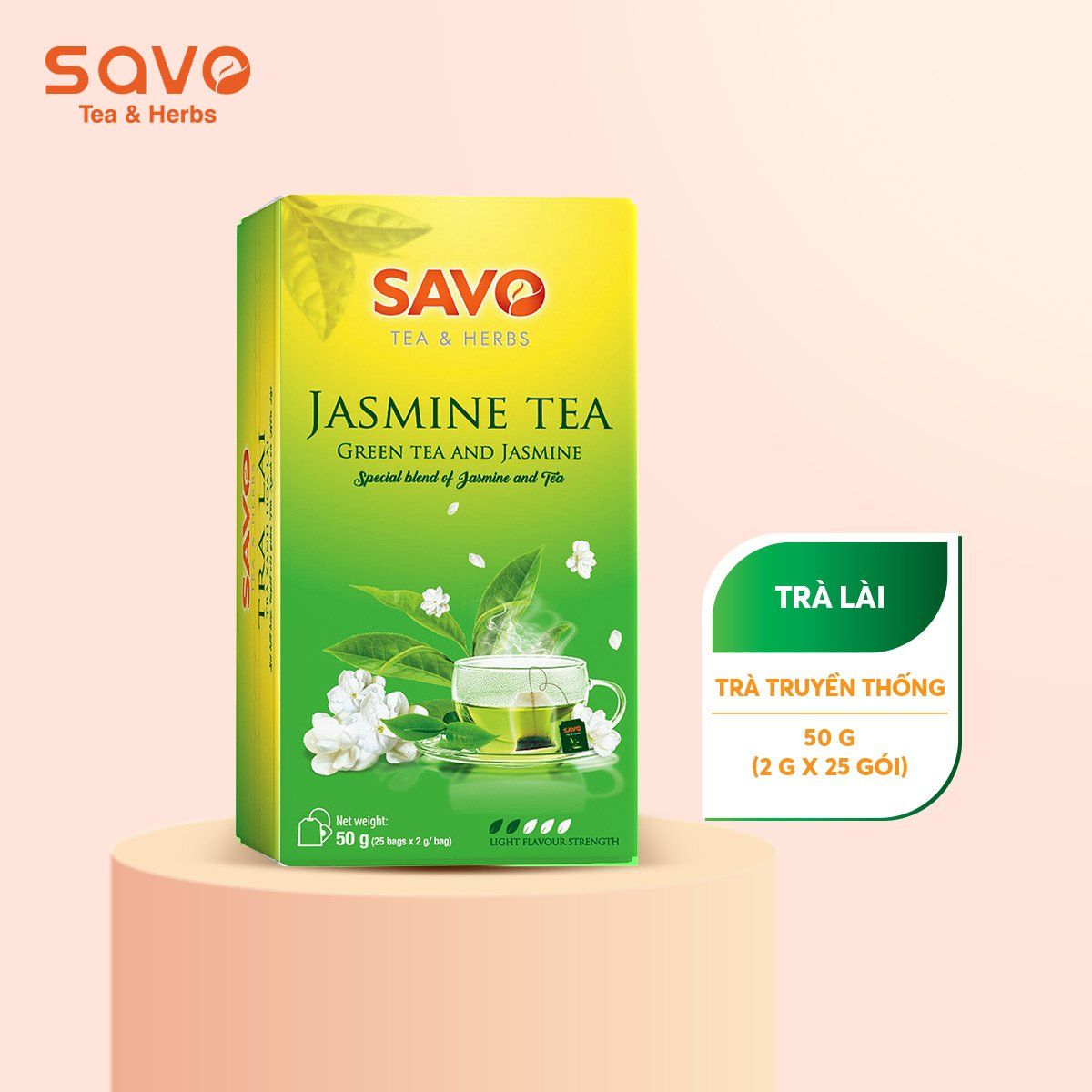  SAVO Trà Lài (Hộp 25) 
