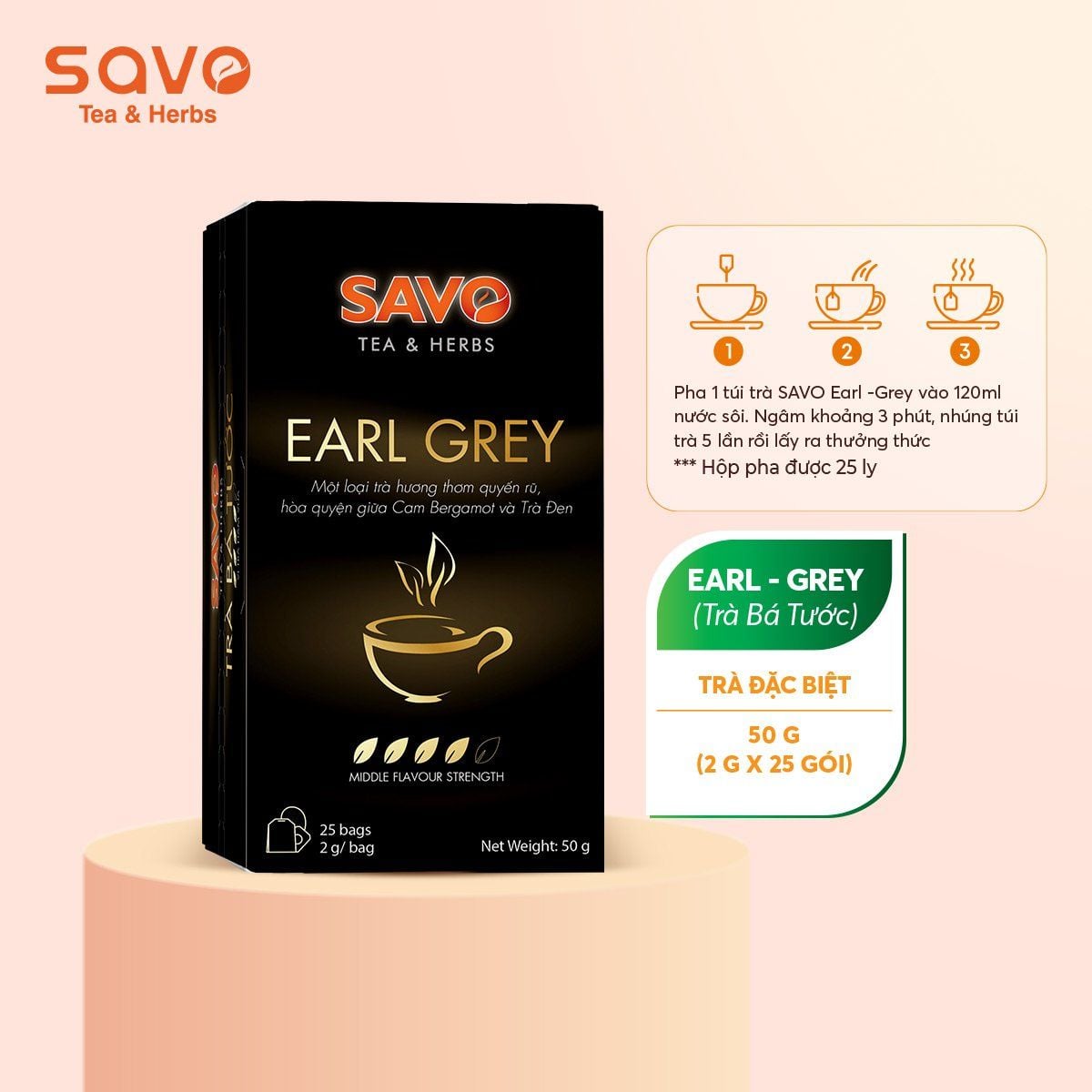  SAVO Bá Tước (Hộp 25) 