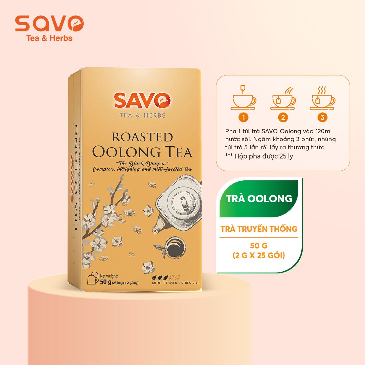  SAVO Oolong Rang (Hộp 25) 