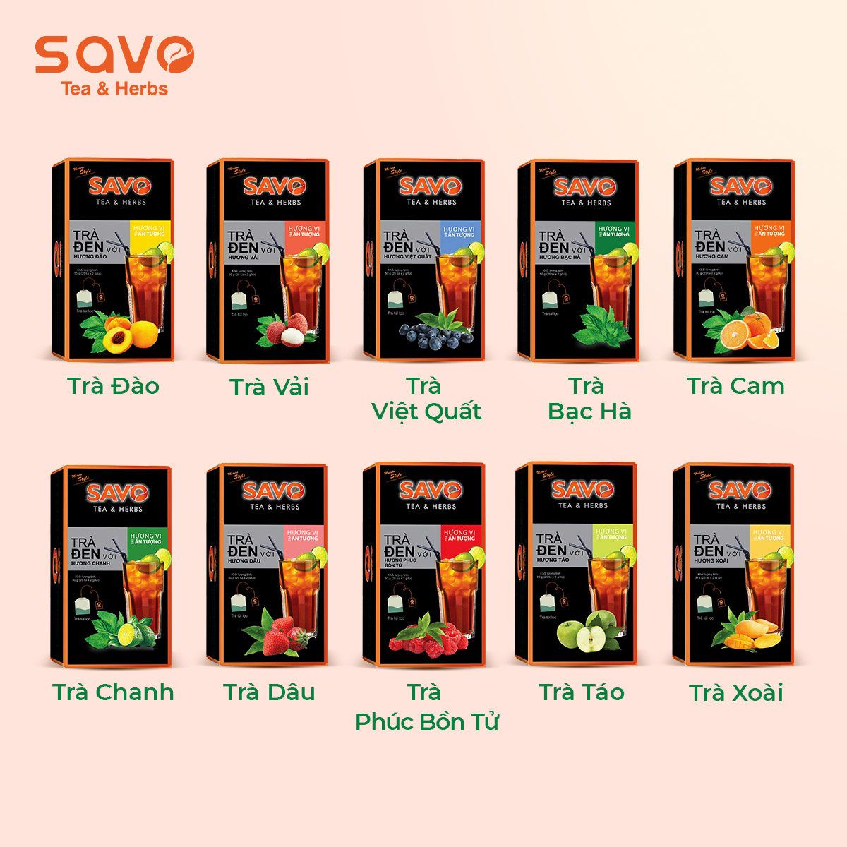  SAVO Dâu (Hộp 25) 