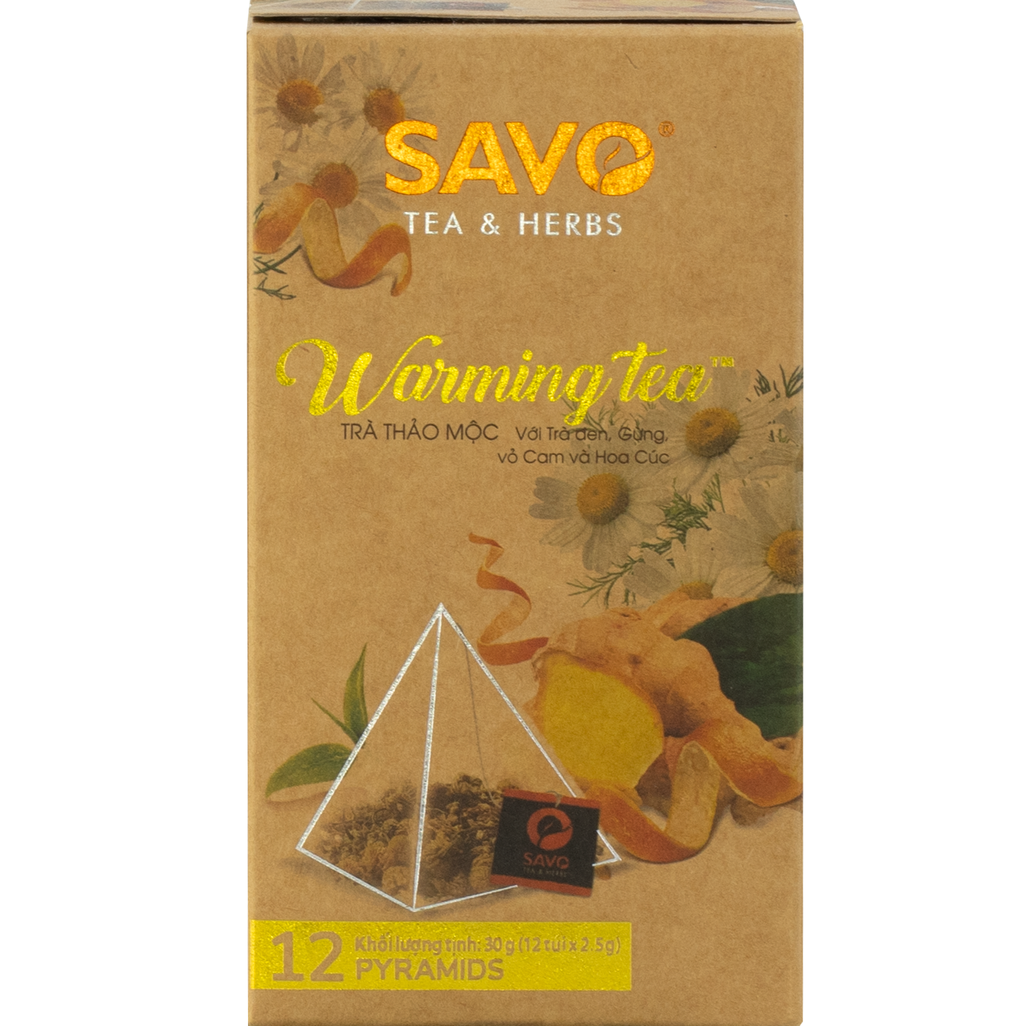  Trà Warming SAVO (Túi lọc kim tự tháp) 