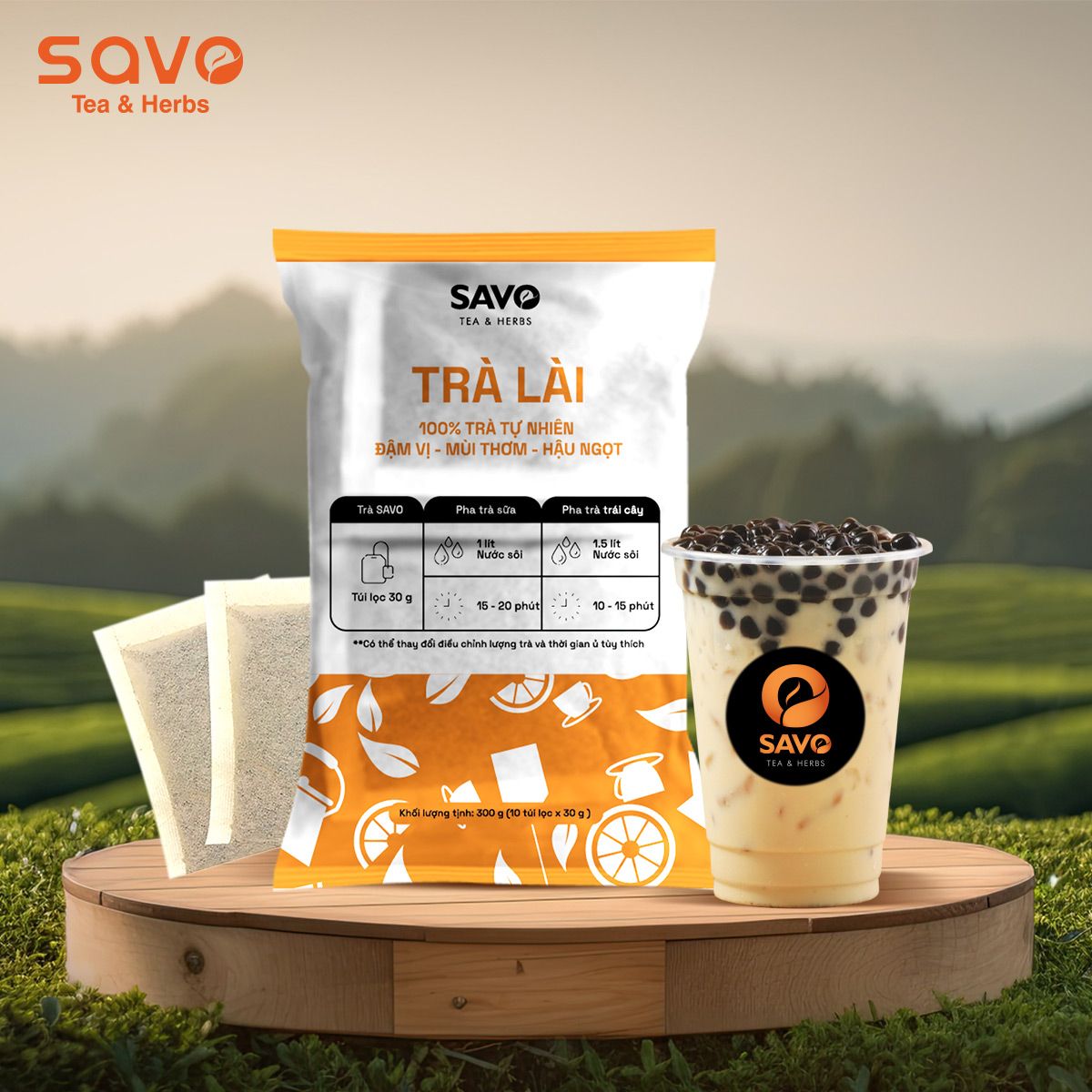  SAVO Trà Lài Zumbo (10 Túi Lọc x 30G) 