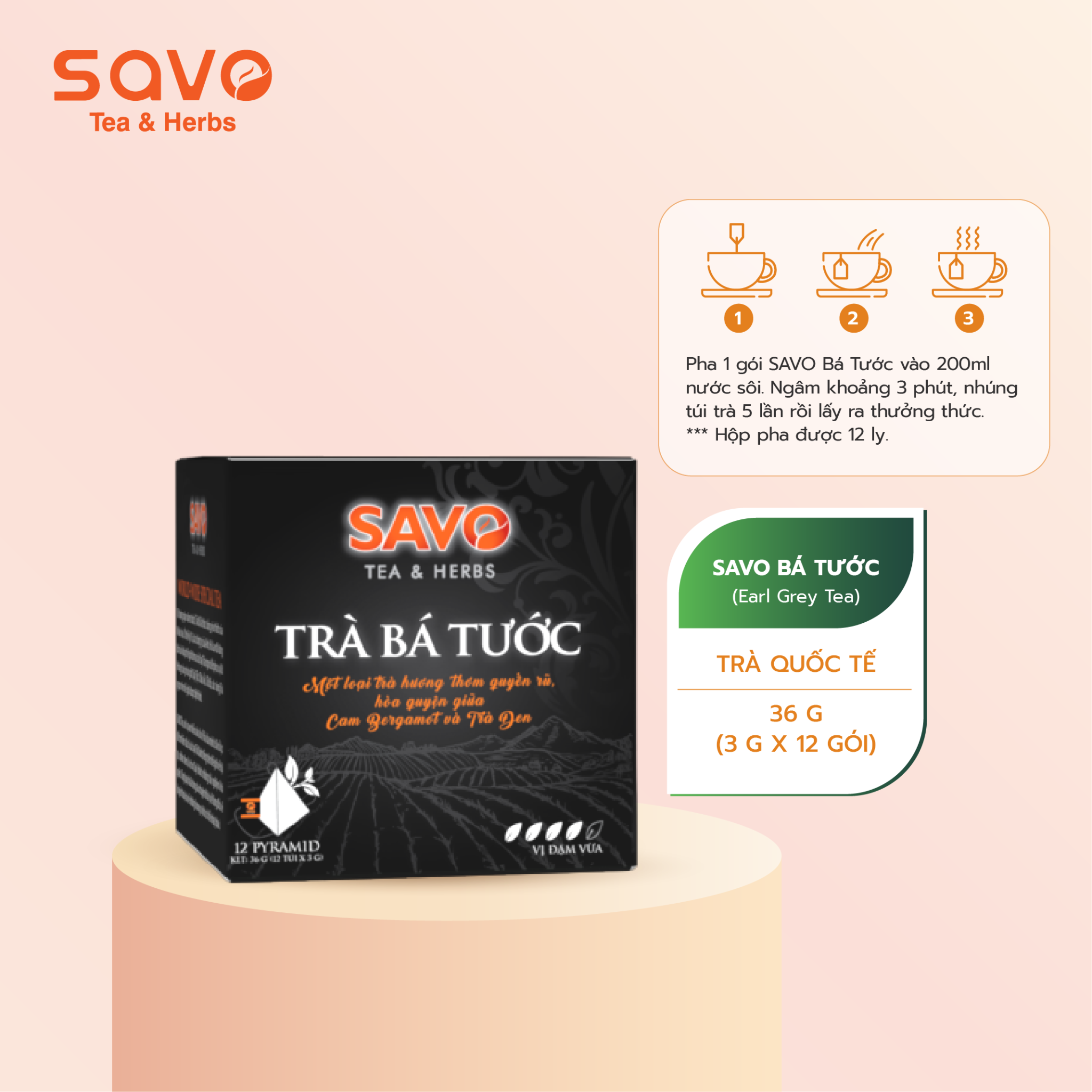  SAVO Bá Tước (Hộp 12) 
