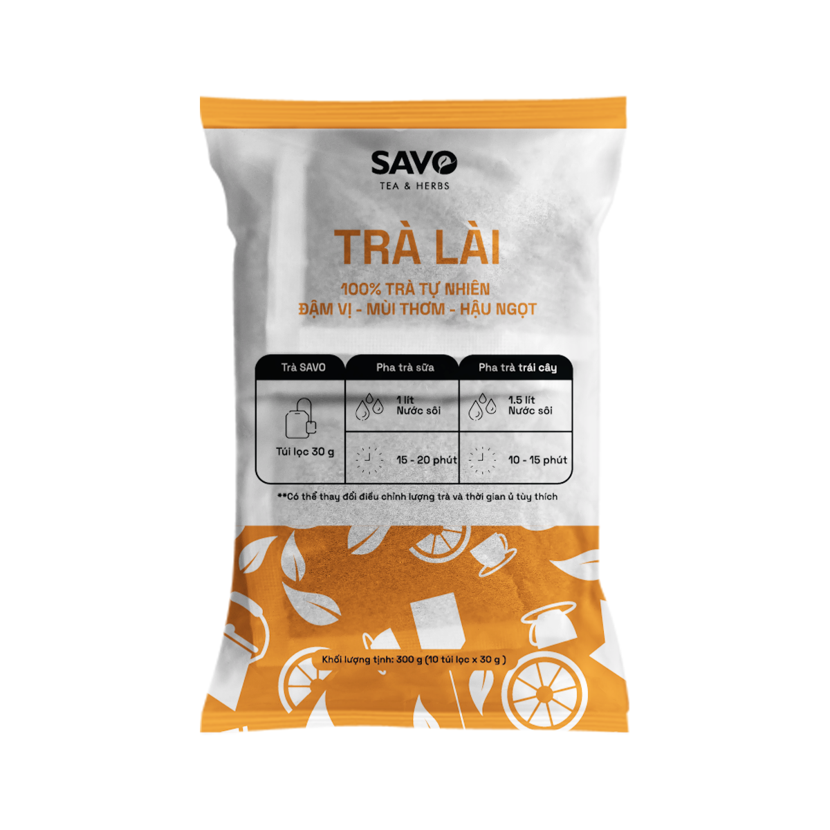  SAVO Trà Lài Zumbo (10 Túi Lọc x 30G) 