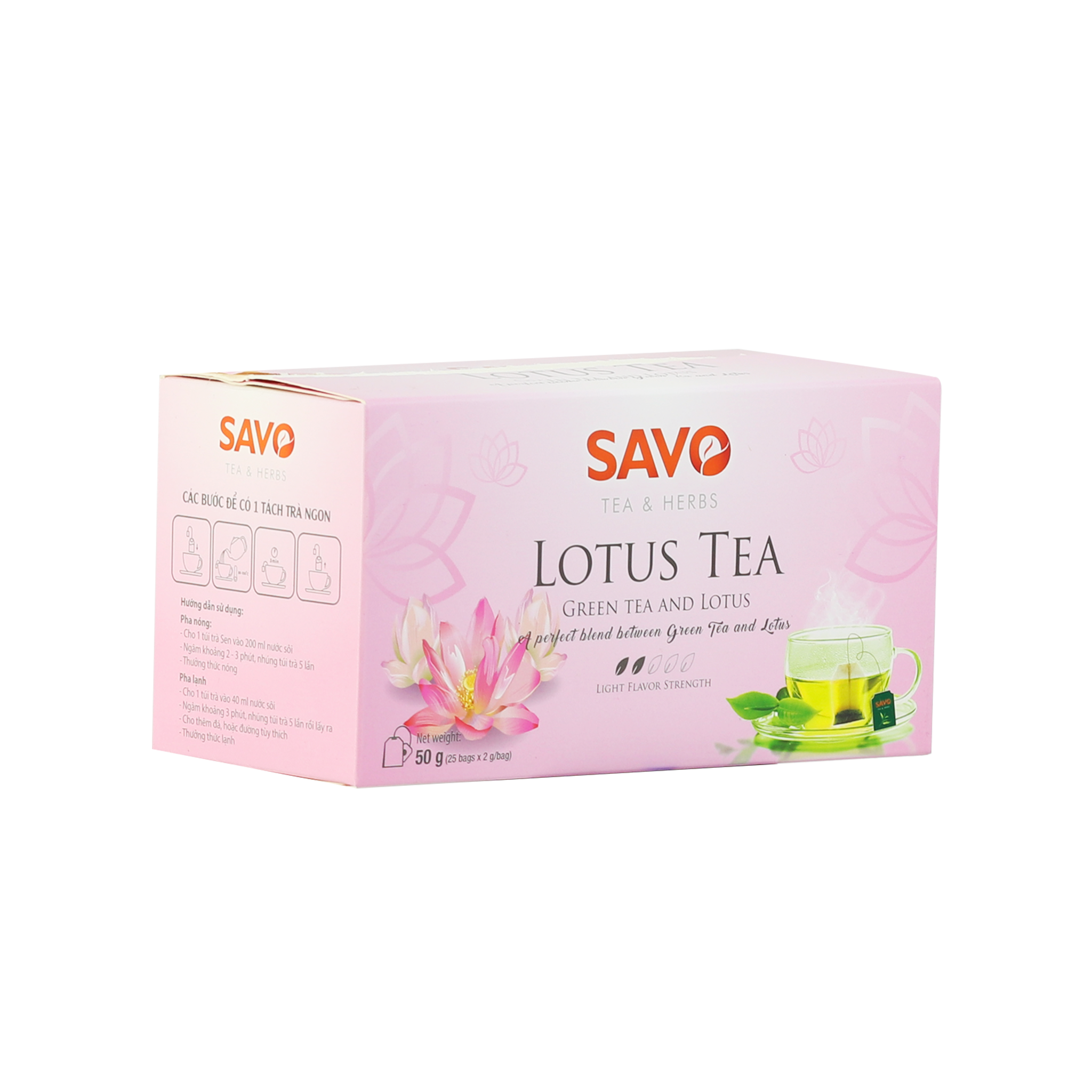  SAVO Trà Sen (Hộp 25) 