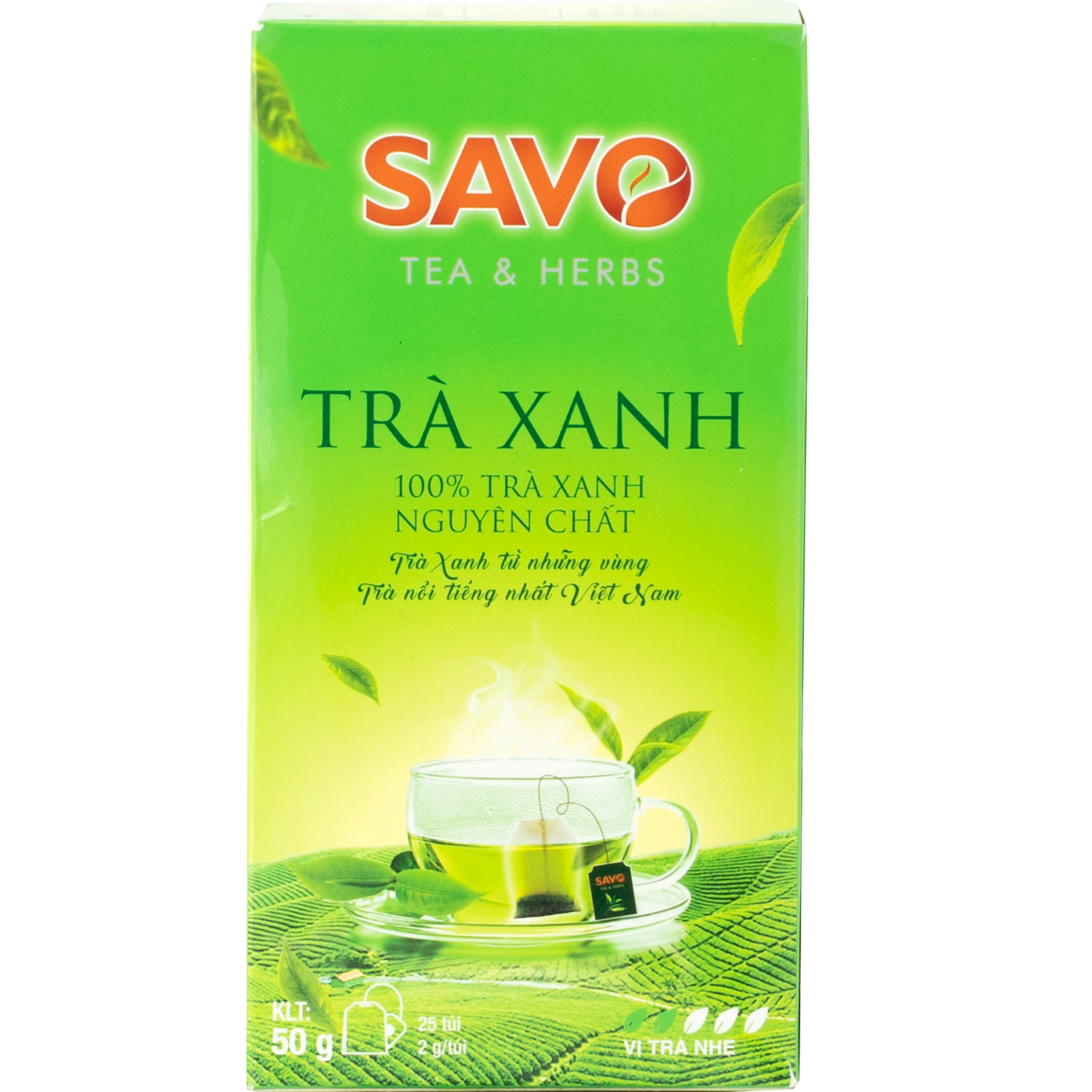  SAVO Trà Xanh (Hộp 25) 