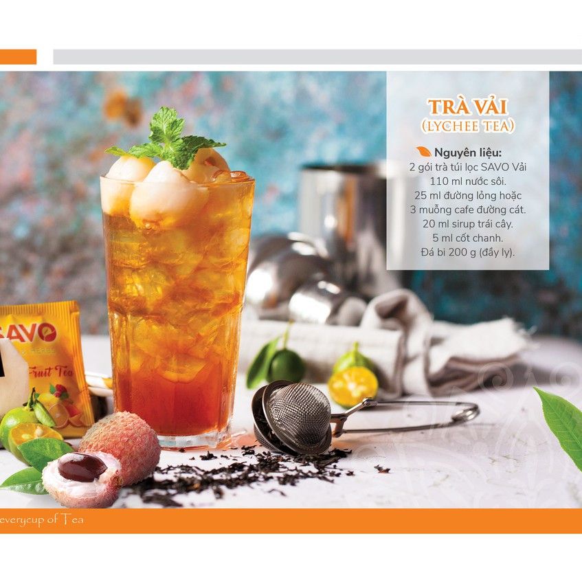  SAVO Vải (Hộp 16) 