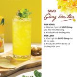 SAVO Iced Tea Gừng (Hộp 16) 