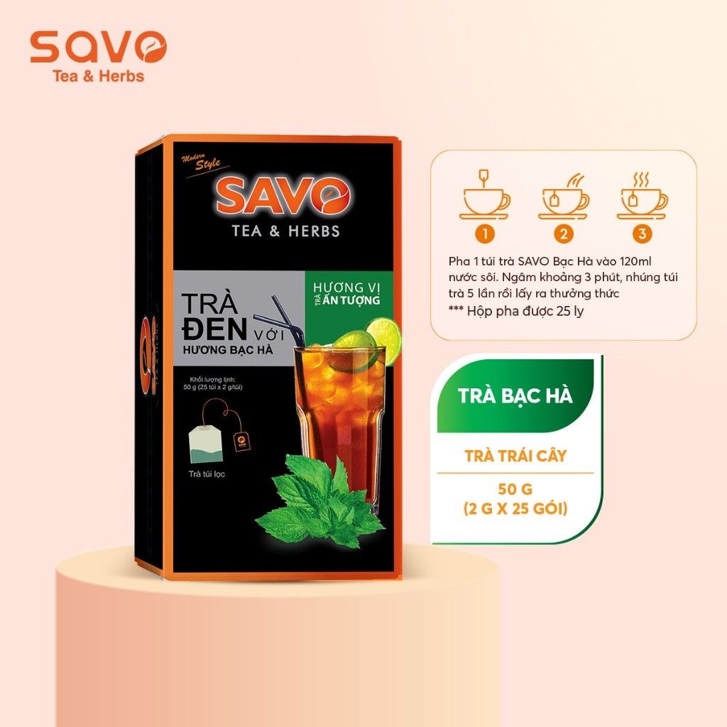  SAVO Bạc Hà (Hộp 25) 