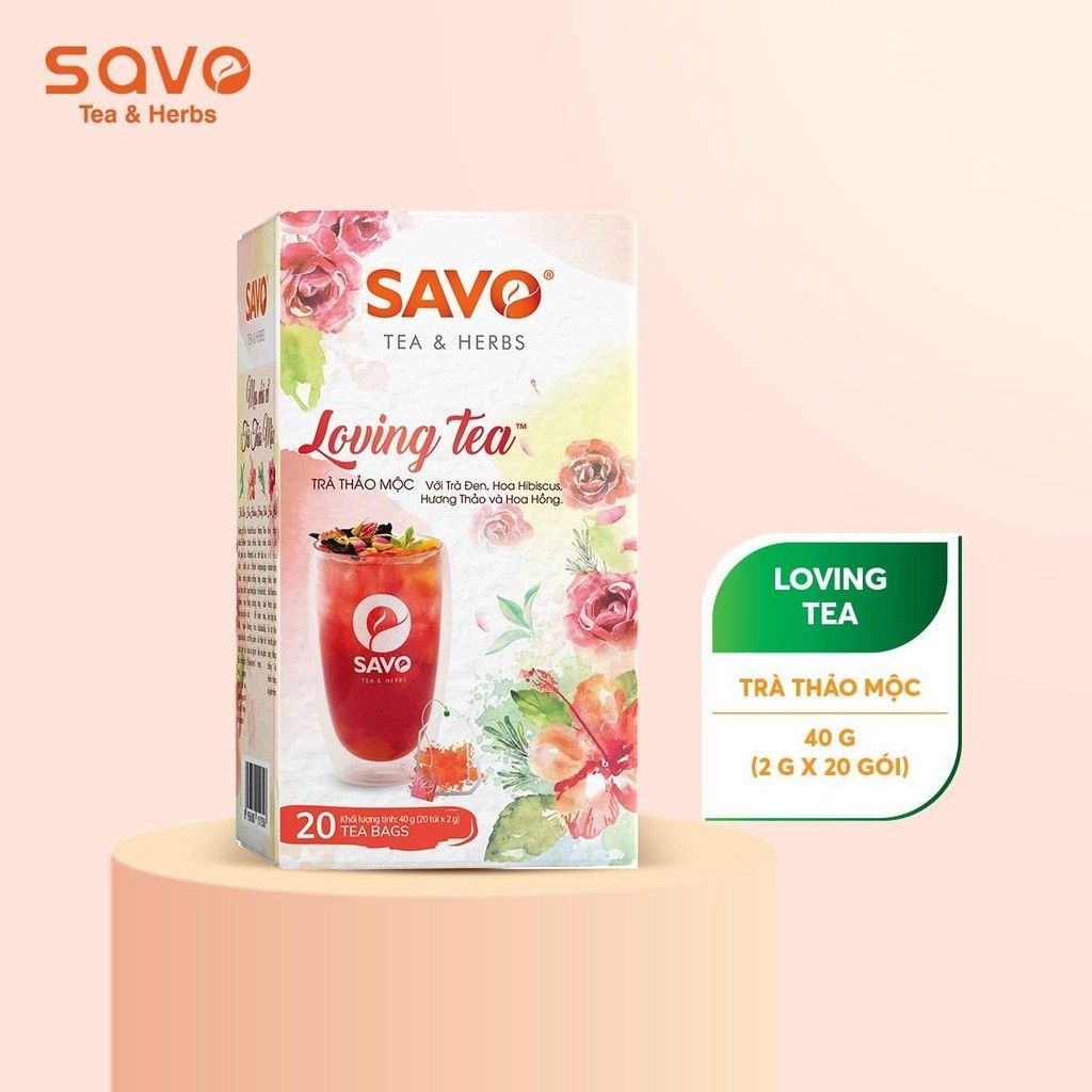  Trà SAVO Loving - Túi Lọc Kép (Hộp 20) 