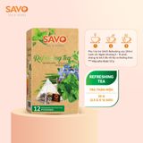  Trà SAVO Refreshing - Túi Kim Tự Tháp (Hộp 12) 