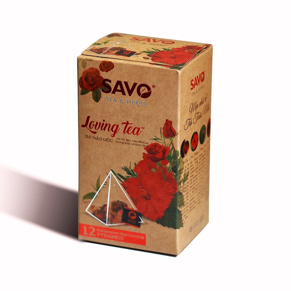  Trà SAVO Loving - Túi Kim Tự Tháp (Hộp 12) 