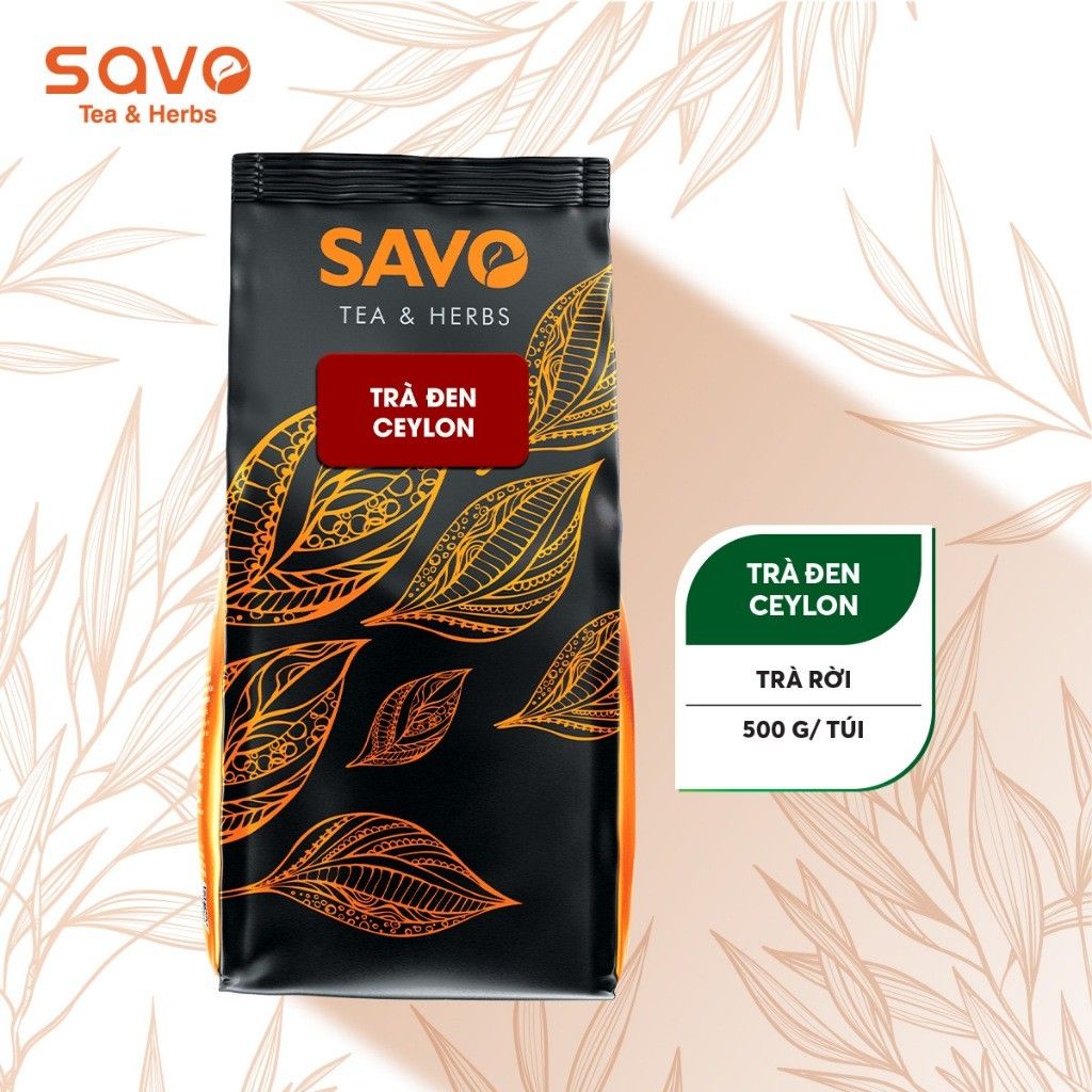  SAVO Trà Đen Ceylon (Túi 500g) 