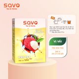  SAVO Iced Tea Vải (Hộp 16) 