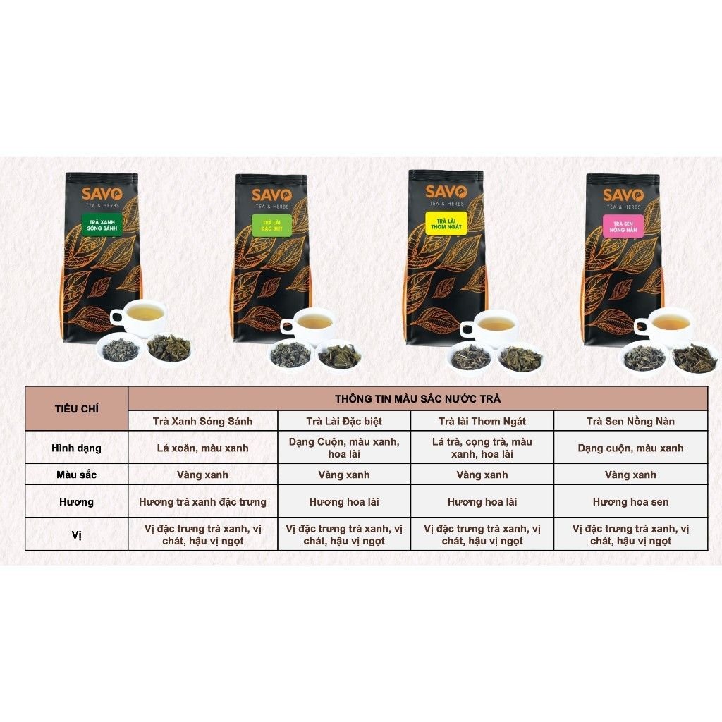  SAVO Lài Đặc Biệt (Túi 500g) 