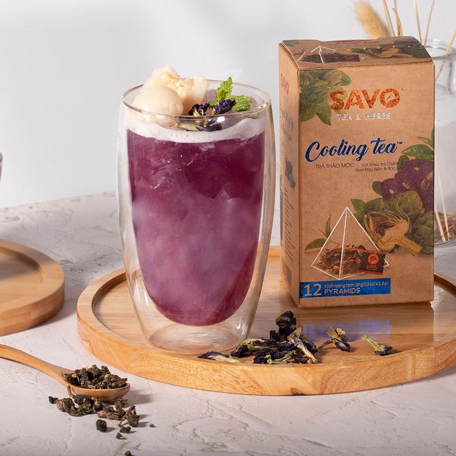  Trà SAVO Cooling - Túi Kim Tự Tháp (Hộp 12) 