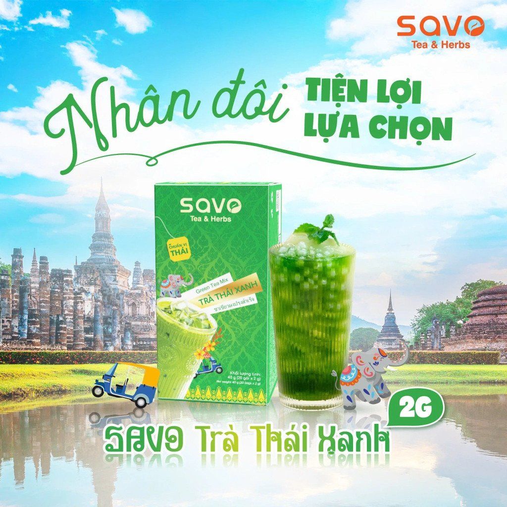  SAVO Thái Xanh (Hộp 20) 